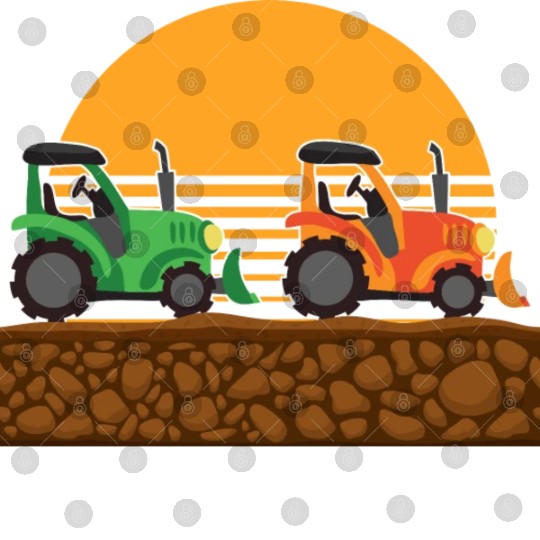 Kids Tractor Lover Farm Vehicles Digital Files