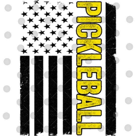 American Flag US 4th Of July Pickleball Funny Digital Files