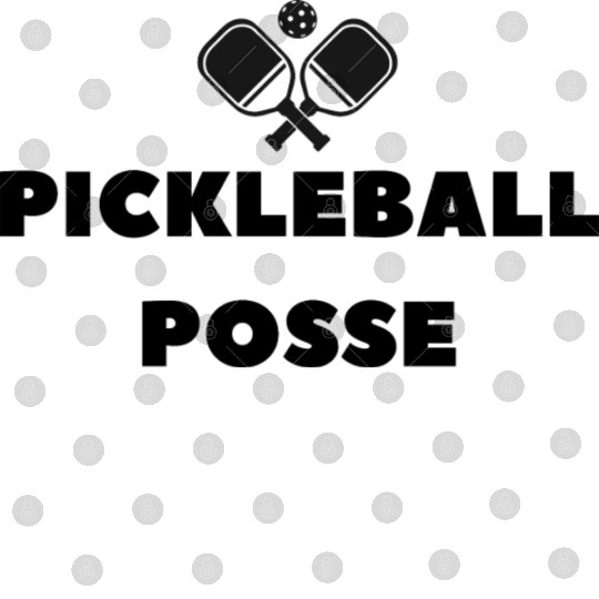 PICKLEBALL POSSE, Play Pickleball, Funny Digital Files