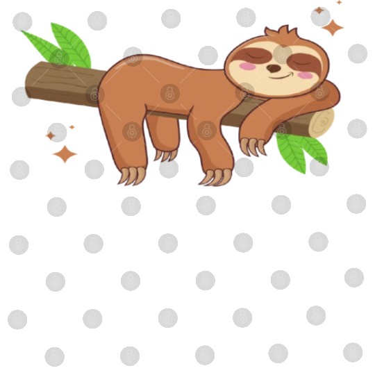 sleep sloth Digital Files