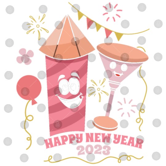 Wine Fireworks 2023 New Year Hello 2023 New Year Digital Files