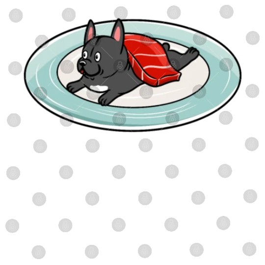 French Bulldog Nigiri Sushi Digital Files