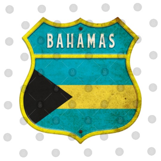 Bahamas coat of arms flag design Digital Files