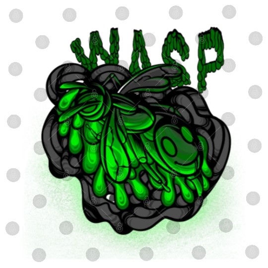 Iron Toxic Neon Wasp Design Digital Files