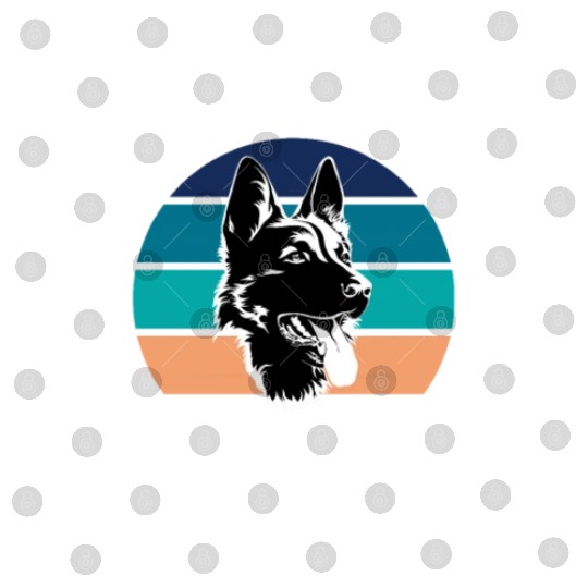 Best dog mom ever retro vintage sunset w Digital Files