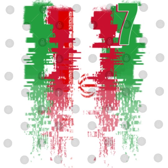 Iran Soccer team Jerseys Iran team 2022 number 7 Digital Files