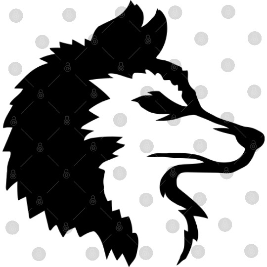 Alpha Wolf Cool Logo Digital Files