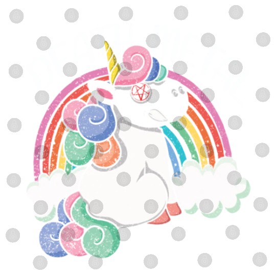 Rainbow Unicorn Satan Love Metal Music Heavy Rock Digital Files