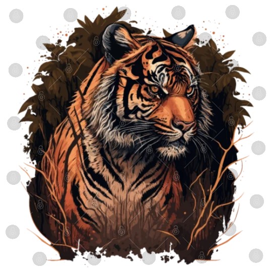 Tiger in the Woods Digital Files