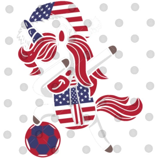 Soccer Girl Dabbing Unicorn Christmas Hat Scarf Digital Files