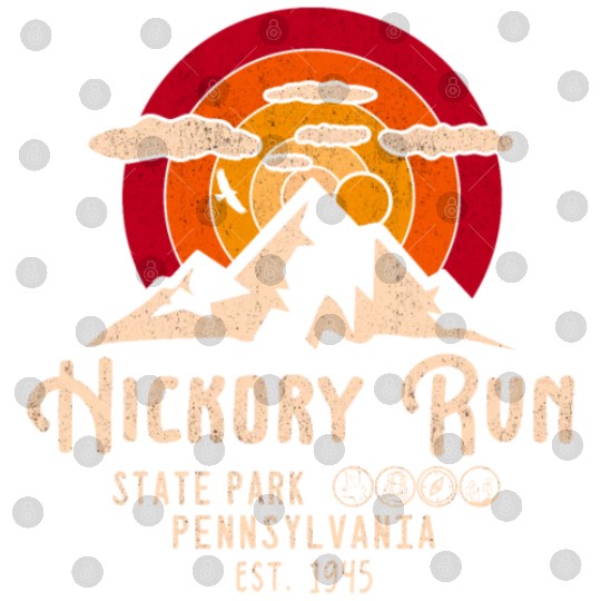 Hickory Run state park Pennsylvania retro camping Digital Files