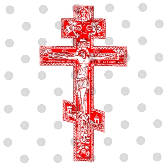 Russian Orthodox Three Bar Cross Classic Digital Files