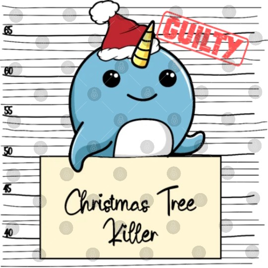 Narwhal christmas funny prison Digital Files