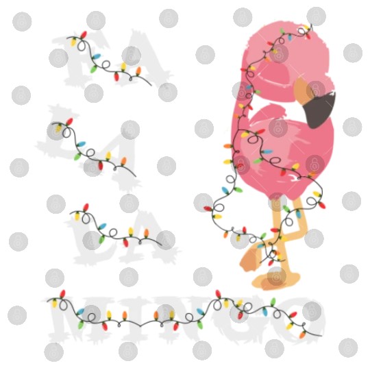 Fa La La Flamingo Family Christmas Digital Files