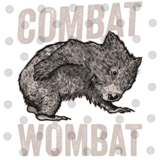 Combat Wombat For A Wombats Lover Digital Files