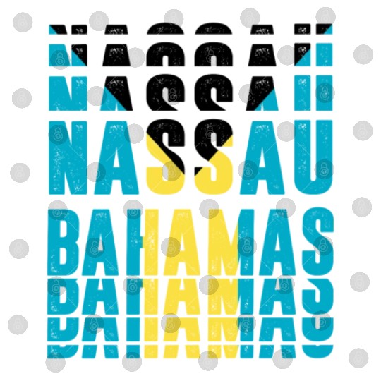 Nassau Bahamas flag design Digital Files