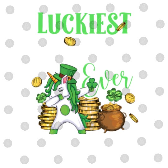 Luckiest Teacher Ever Unicorn St. Patricks Day Digital Files