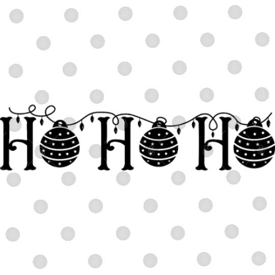 Ho Ho Ho Decor Presents Christmas Gift Ideas Digital Files