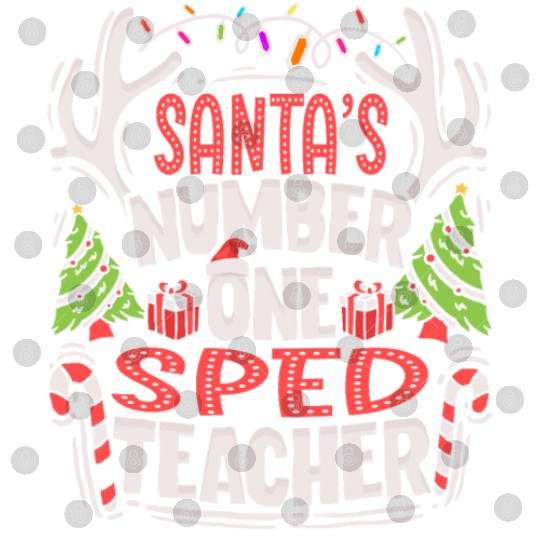 Santas Number One SPED Teacher Special Education Digital Files