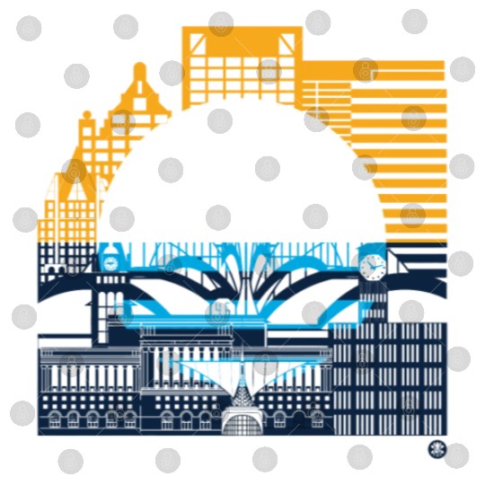 Milwaukee Skyline Squared Milwaukee Peoples Flag D Digital Files