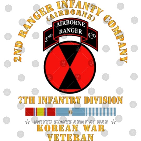 Army 2nd Ranger Inf Company 7th ID w KOREA SVC Digital Files