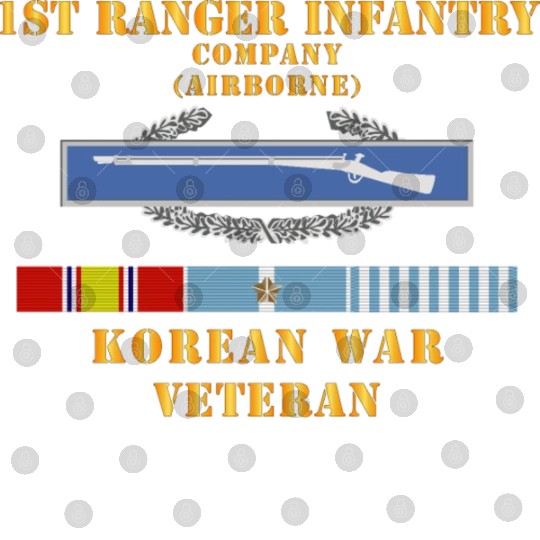 1st Ranger Infantry Company Airborne w CIB w KOREA Digital Files