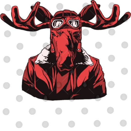 Red angry moose Red angry moose inspiration store Digital Files