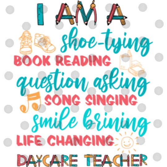 Childcare Kindergarten Preschool Daycare Teacher Digital Files