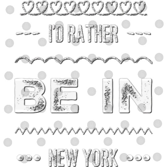 I'd rather be in New York City taxi Broadway Wall Digital Files