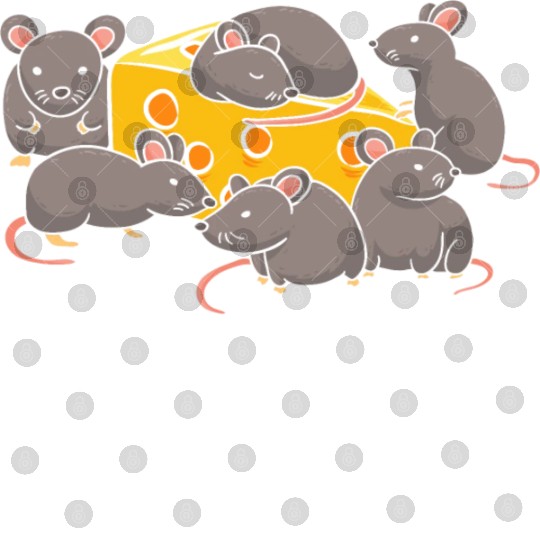 Cute Rats Cheese Lover Funny Rat Digital Files