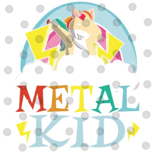Guitar Metal Kid Music Rock Dab Unicorn Kawaii Digital Files