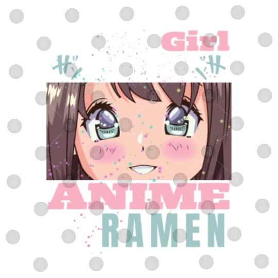 Anime Ramen Girl Embrace Digital Files