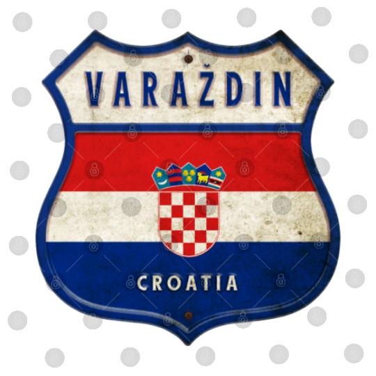 Varaždin Croatia flag coat of arms design Digital Files