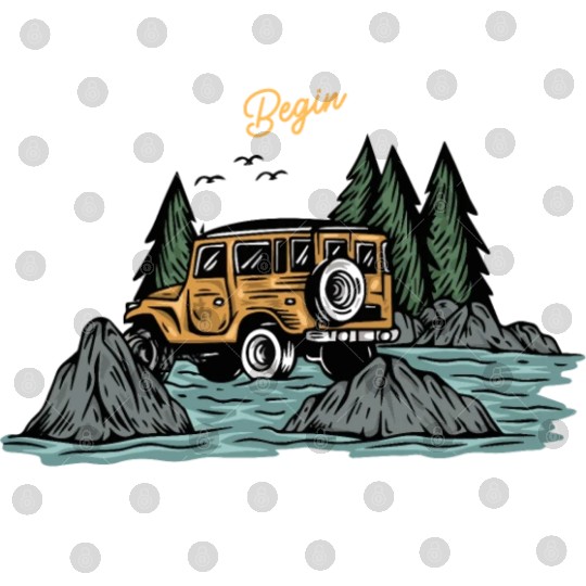 Light Blue Illustration Adventure Digital Files