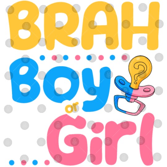 Pink or Blue Brah Loves You Best Brother Ever Big Digital Files