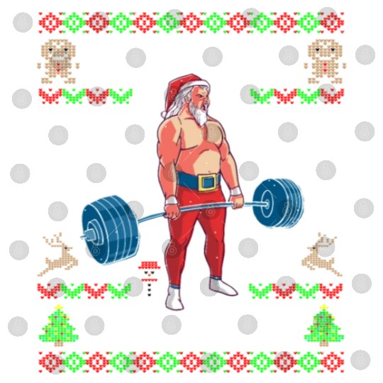 Funny No Lifts No Gifts Ugly Christmas Workout Digital Files