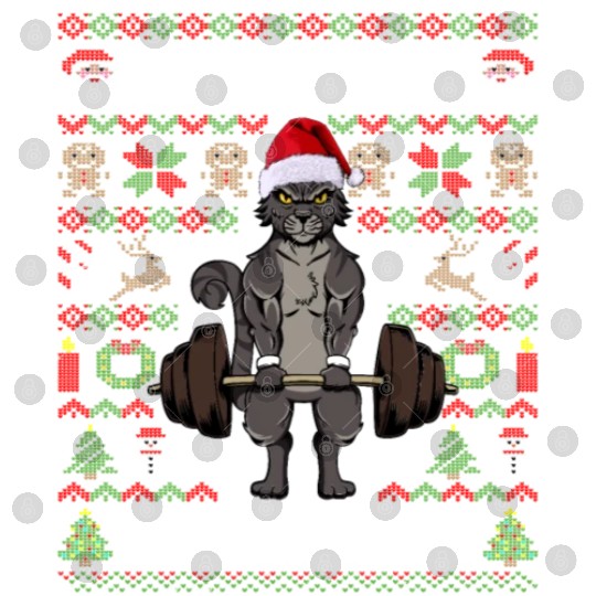 Funny No Lifts No Gifts Ugly Christmas Workout Digital Files