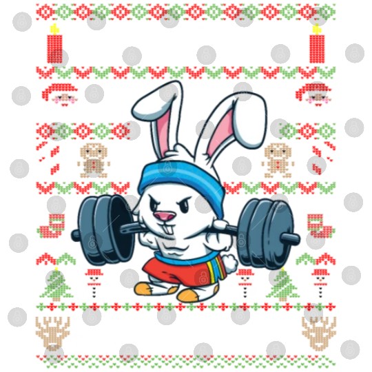 Funny No Lifts No Gifts Ugly Christmas Workout Digital Files