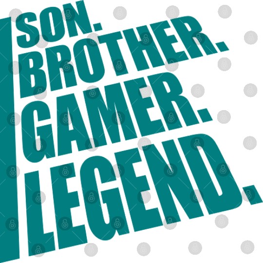 son brother gamer legend Digital Files