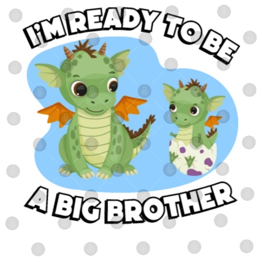 I Am Ready To Be A Big Brother Cute Digital Files