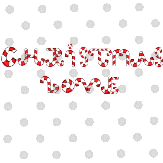 Christmas Love candy canes Digital Files
