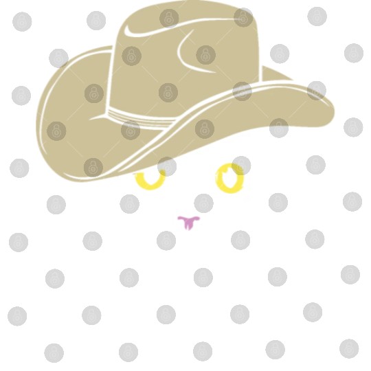 Meowdy Funny Cat Cowboy Hat Design Digital Files