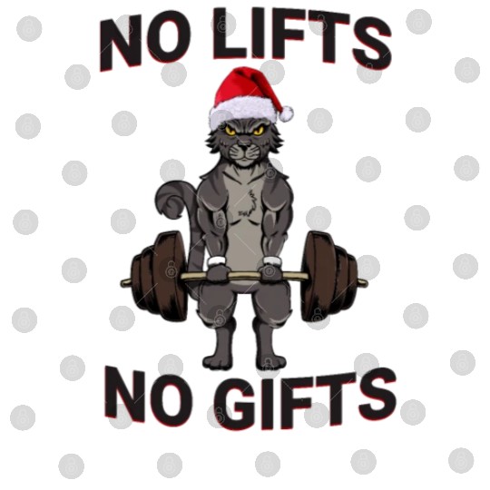 Funny No Lifts No Gifts Christmas Workout Digital Files