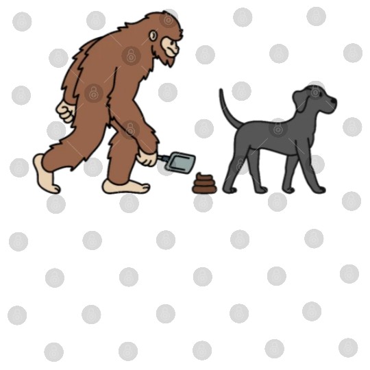 Bigfoot Sasquatch Poop Great Dane Digital Files