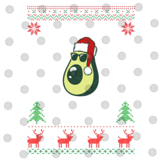 Guac'n In A Winter Wonderland Funny Christmas Digital Files