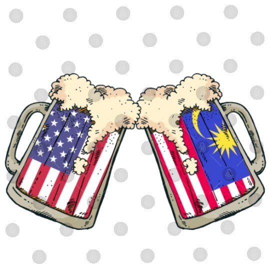 Malaysian American Grown Country Cheers Beer Drink Digital Files