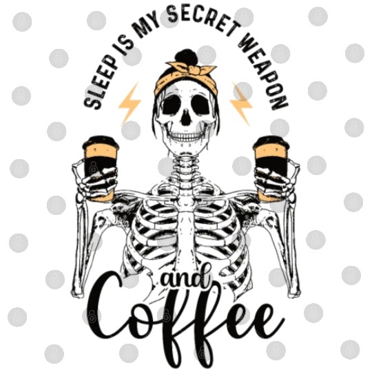 Skeleton Drink Tired Mom needs Coffee Digital Files