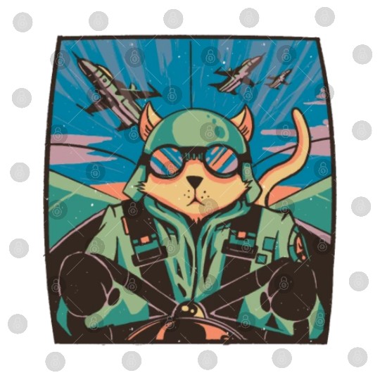 Fighter jet pilot-cat Fighter jet pilot-cat inspir Digital Files
