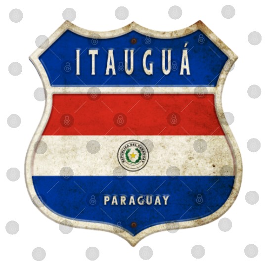 Itauguá Paraguay coat of arms flag design Digital Files