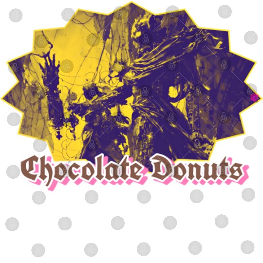 Chocolate Donuts Robots Digital Files